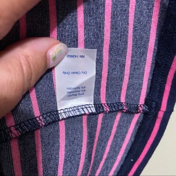 𝅺nwot Sail To Sable Striped Tee Shirt Dress Size LARGE - Picture 4 of 7